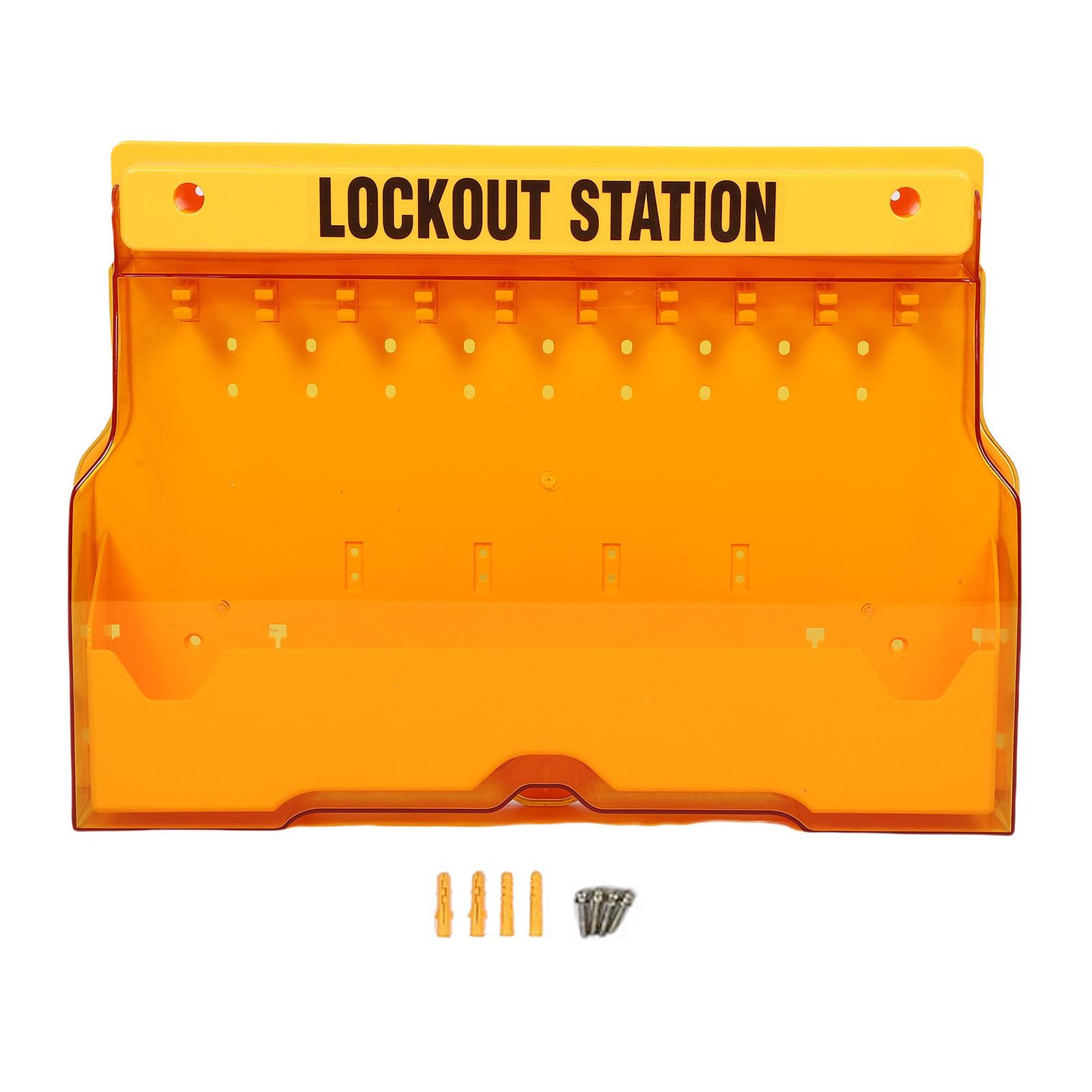 Блокировочная станция для маркировки ПК, настенная многоцелевая электрическая блокировочная панель LOTO для маркировки